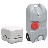 Vidaxl Camping Toilet and Water Tank Set portable