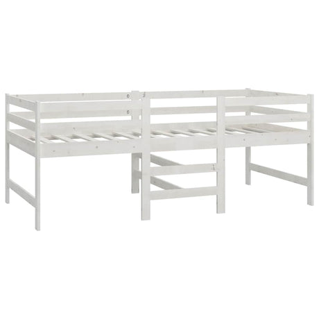 Vidaxl bedframe zonder matras massief grenenhout wit 90x200 cm
