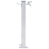 Vidaxl Colmn Colonne carré 40 cm en acier inoxydable