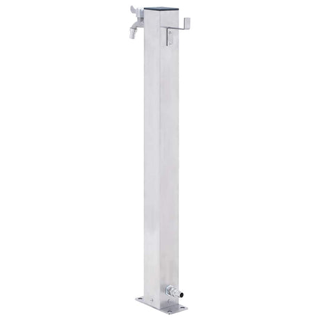 Vidaxl waterzuil vierkant 40 cm roestvrij staal