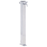 Vidaxl Colonne Colonne carrée 60 cm en acier inoxydable