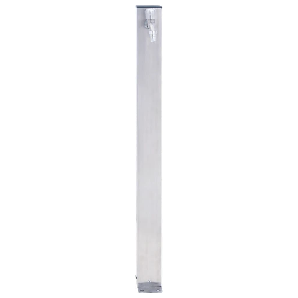 Vidaxl Colonne Colonne carrée 60 cm en acier inoxydable