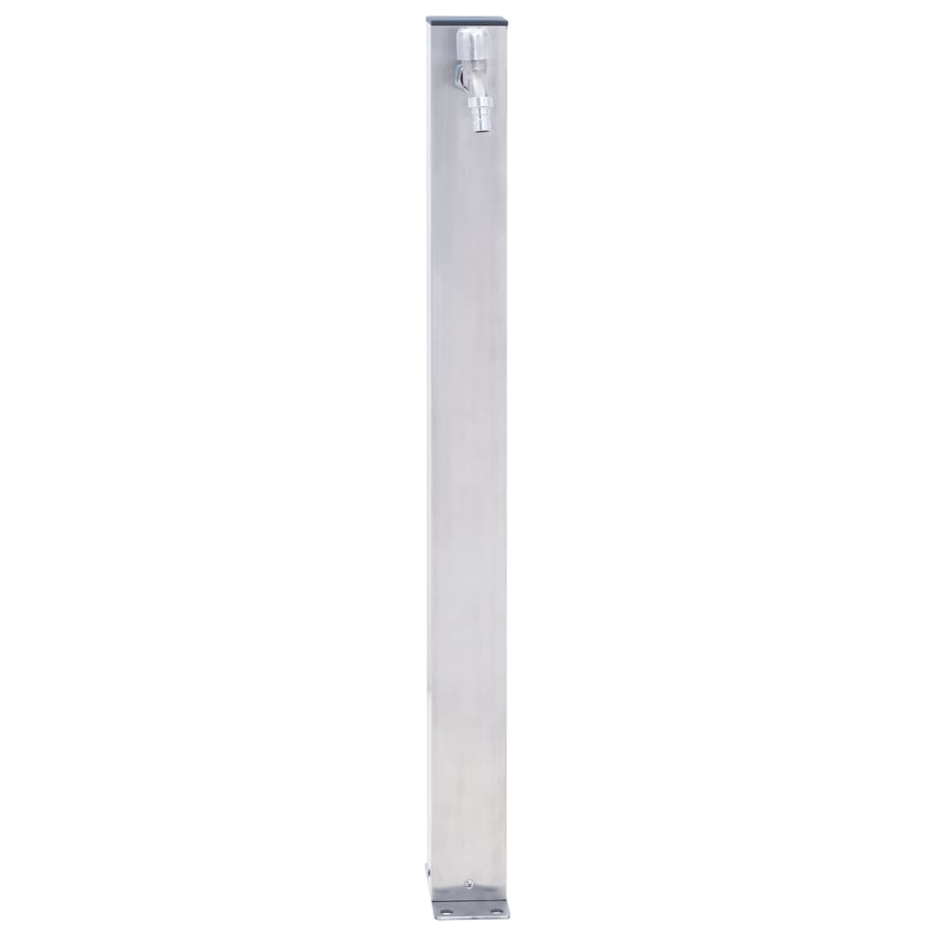 Vidaxl Colonne Colonne carrée 80 cm en acier inoxydable