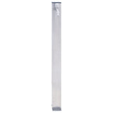 Vidaxl Colonne Colonne carrée 80 cm en acier inoxydable