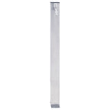 Vidaxl Colonne Colonne carrée 100 cm en acier inoxydable