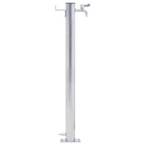 Colonne d'eau vidaxl autour de 80 cm en acier inoxydable