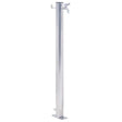 Vidaxl waterzuil 100 cm roestvrij staal rond