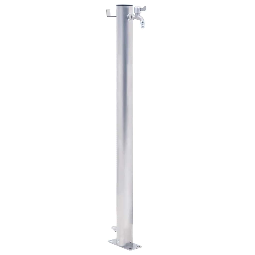 Vidaxl waterzuil 100 cm roestvrij staal rond