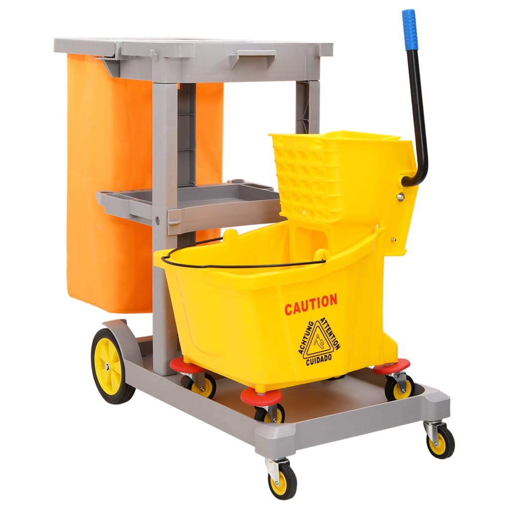 Vidaxl Cleaning Trolley con mimmer polipropene