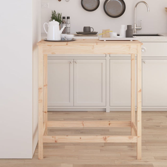 Vidaxl bartafel 100x50x110 cm massief grenenhout