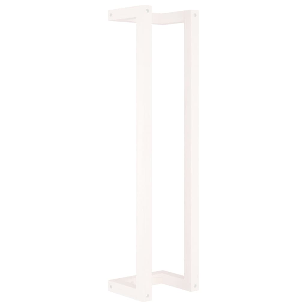 Vidaxl Towel rack 23x18x90 cm Solid pine white