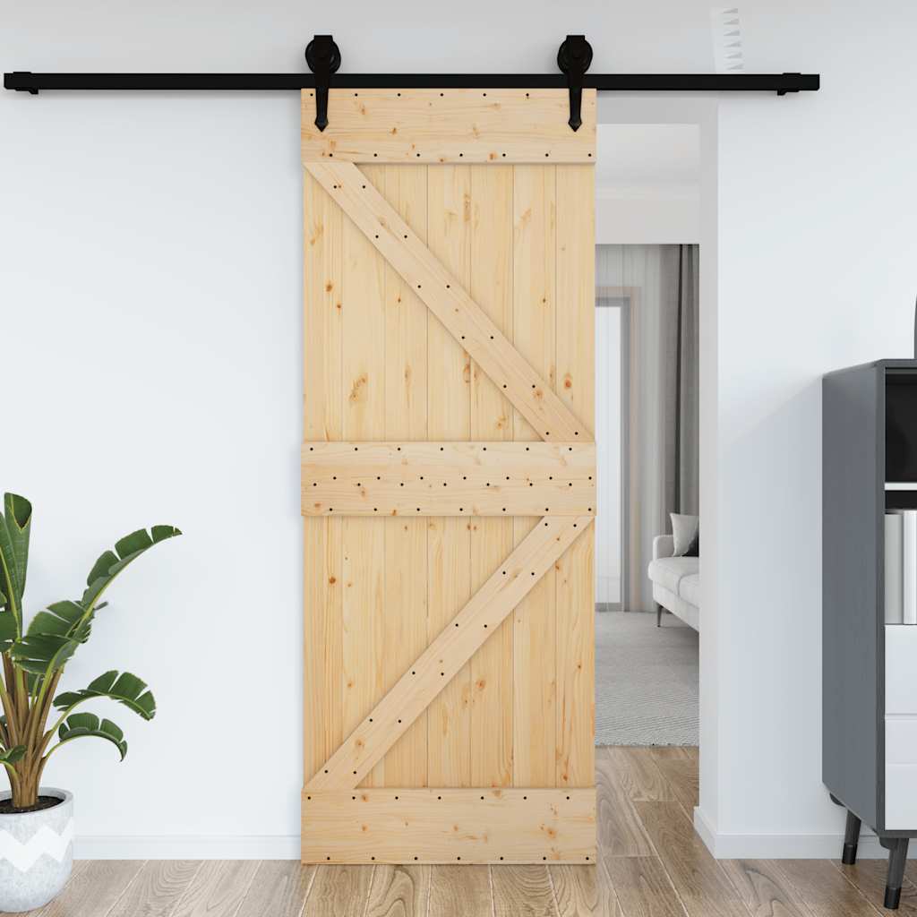 Vidaxl Door Narvik 70x210 cm stałą sosnę