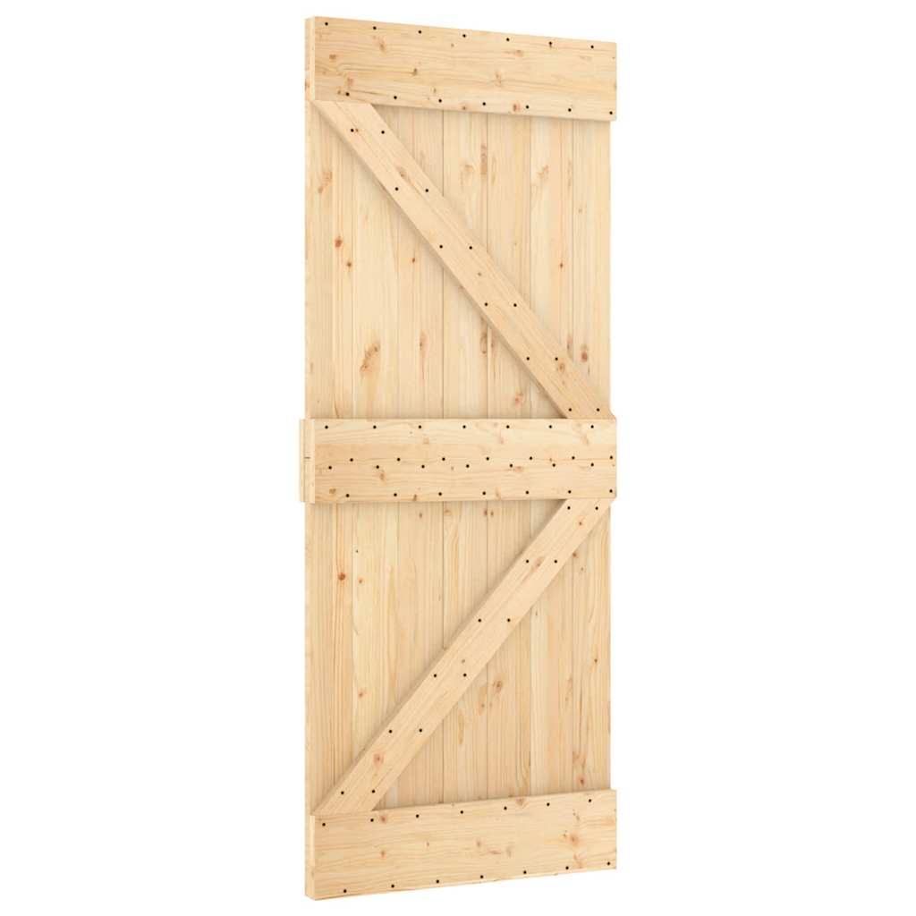 Vidaxl Door Narvik 85x210 cm Solid Pine