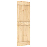 Vidaxl deur narvik 70x210 cm massief grenenhout