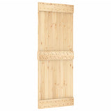 Vidaxl Door Narvik 80x210 cm Solid fyrretræ