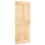 Vidaxl deur narvik 85x210 cm massief grenenhout