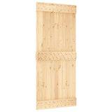 Vidaxl deur narvik 90x210 cm massief grenenhout