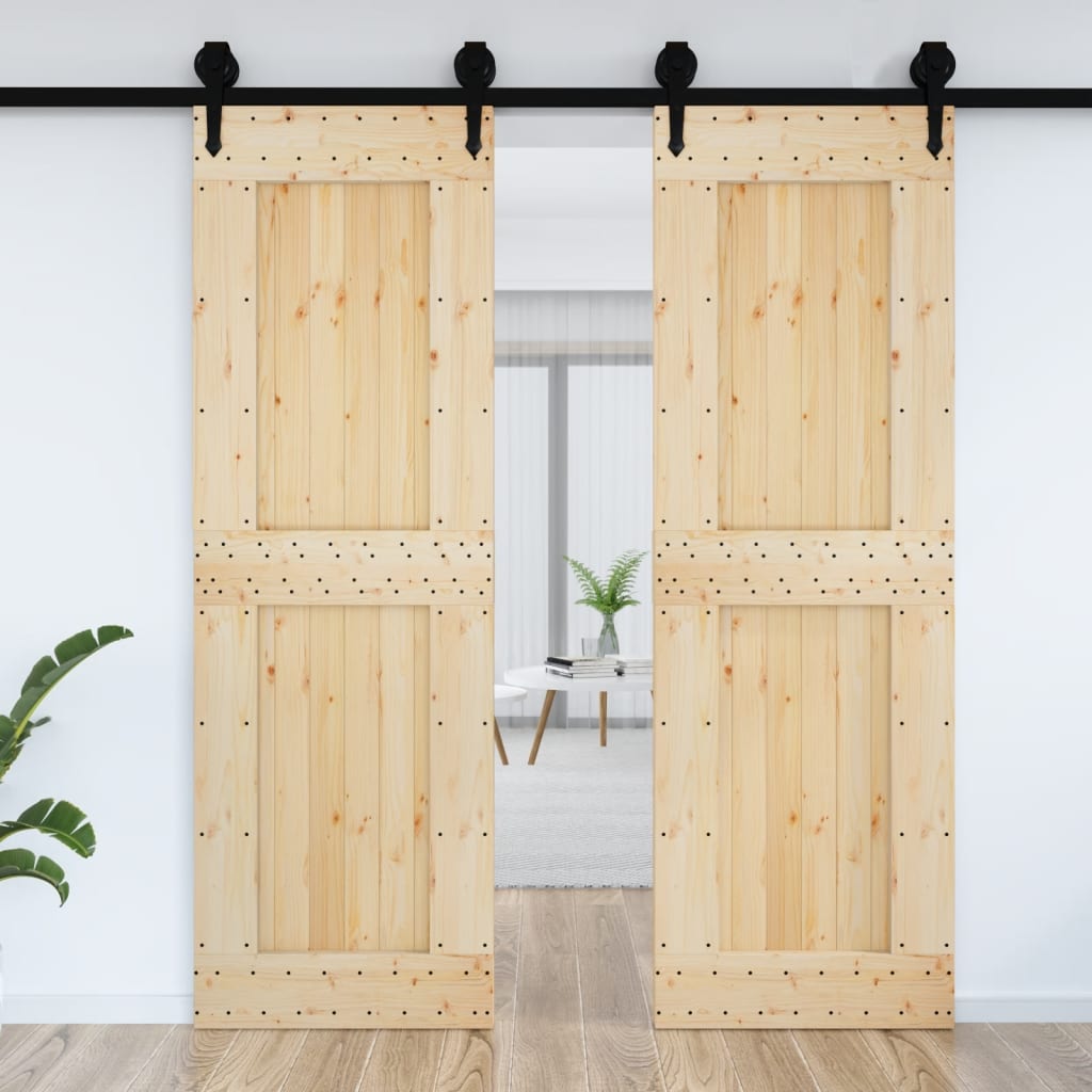 Vidaxl Door Narvik 70x210 cm solid furu