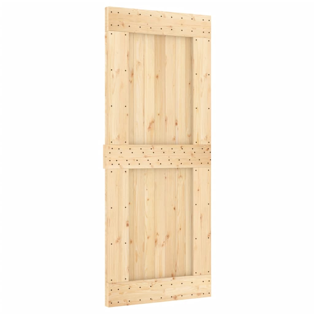 Vidaxl Door Narvik 85x210 cm Solid fyrretræ