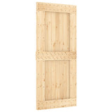 Vidaxl deur narvik 90x210 cm massief grenenhout