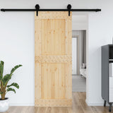 Vidaxl Door Narvik 90x210 cm Solid fyrretræ