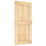 Vidaxl deur narvik 95x210 cm massief grenenhout
