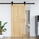 Vidaxl Door Narvik 100x210 cm stałą sosnę