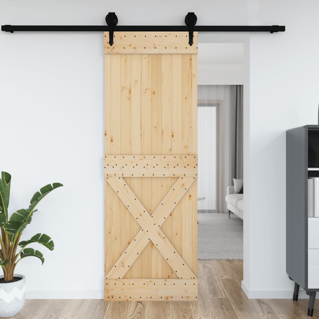 Vidaxl Door Narvik 80x210 cm Solid furu