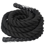 Vidaxl Battle Rope 6 m 4.5 kg Polyester Black