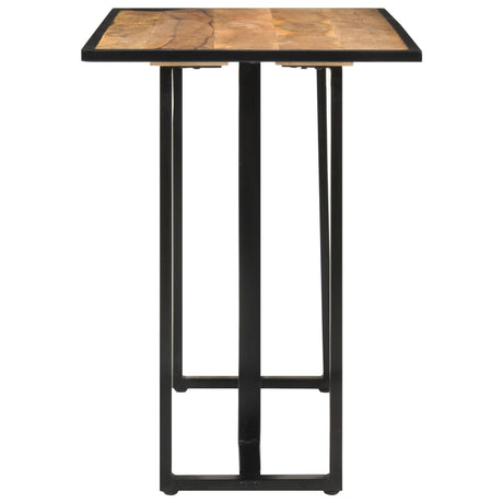 Vidaxl eettafel 110x55x75,5 cm massief mangohout