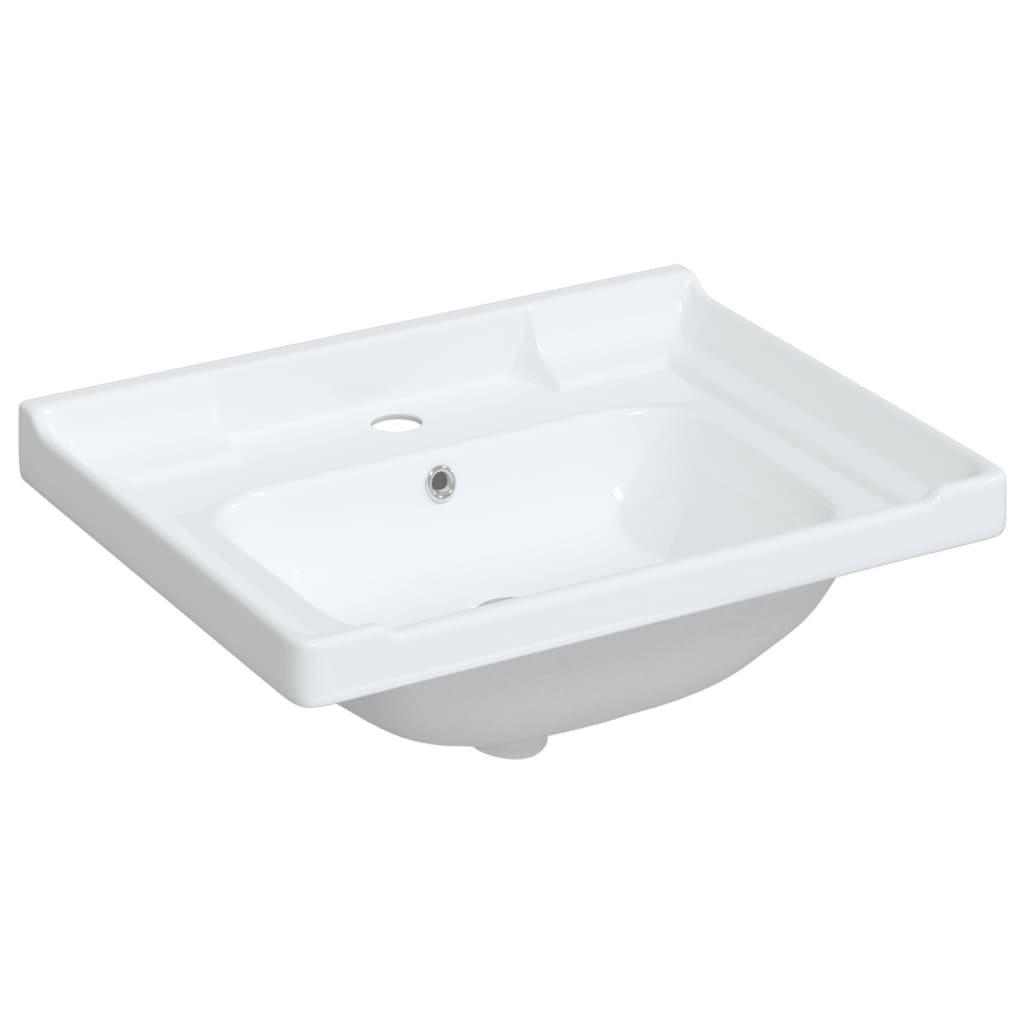 Vidaxl Washbasin Rectangular 61x48x23 cm Cerámico blanco