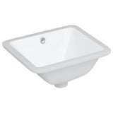 Vidaxl Washingin Rectangulaire 36,5x32x15,5 cm Blanc en céramique