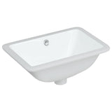 Vidaxl Washingin Rectangular 41.5x26x18.5 cm Céramique blanc