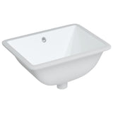 VIDAXL WASHBAIN RETTANGULAR 47,5x35x19,5 cm Keramik Weiß