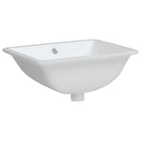 VIDAXL WASHBAIN RETTANGULAR 47,5x35x19,5 cm Keramik Weiß