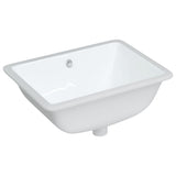 VIDAXL WASHBAIN Rechteckige 52x38.5x19,5 cm Keramik Weiß