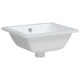 BIDAXL WASHBASIN RECTANGULAR 36X31.5X16.5 cm Keramisk vit