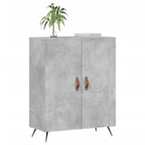 Vidaxl dressoir 69,5x34x90 cm bewerkt hout betongrijs
