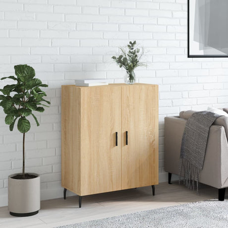 Vidaxl dressoir 69,5x34x90 cm bewerkt hout sonoma eikenkleurig