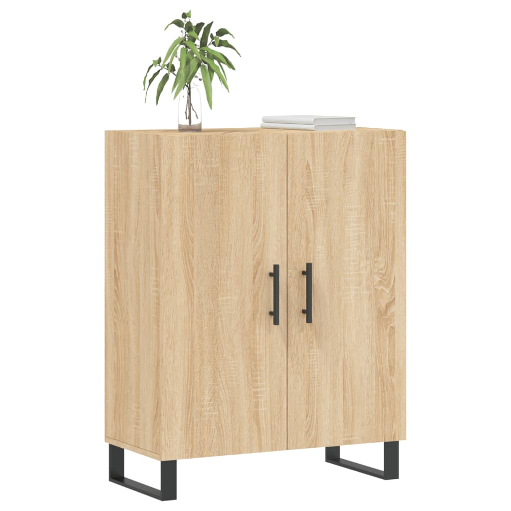 Vidaxl dressoir 69,5x34x90 cm bewerkt hout sonoma eikenkleurig