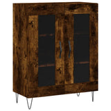 Vidaxl dressoir 69,5x34x90 cm bewerkt hout gerookt eikenkleurig