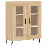 Vidaxl dressoir 69,5x34x90 cm bewerkt hout sonoma eikenkleurig