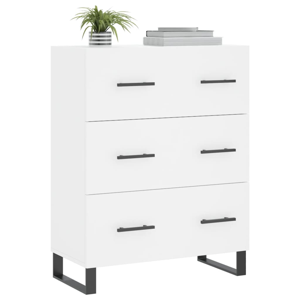 Vidaxl dressoir 69,5x34x90 cm bewerkt hout wit