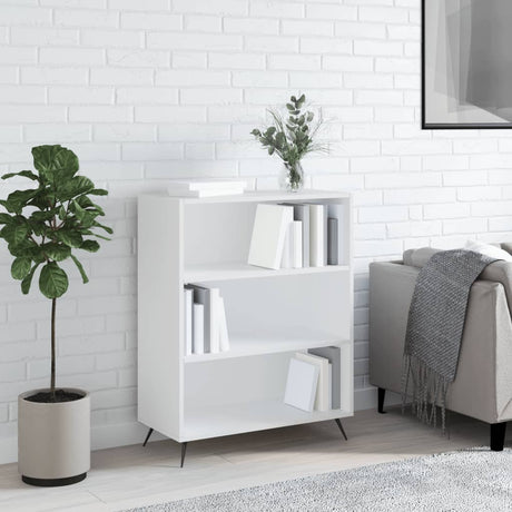 Vidaxl boekenkast 69,5x32,5x90 cm bewerkt hout wit