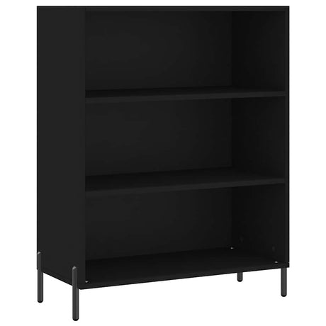 Vidaxl schappenkast 69,5x32,5x90 cm bewerkt hout zwart
