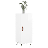 Vidaxl dressoir 34,5x34x90 cm bewerkt hout hoogglans wit