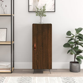 Vidaxl dressoir 34,5x34x90 cm bewerkt hout bruin eikenkleur
