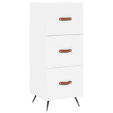 Vidaxl dressoir 34,5x34x90 cm bewerkt hout wit