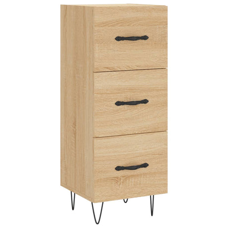 Vidaxl dressoir 34,5x34x90 cm bewerkt hout sonoma eiken