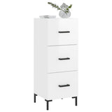 Vidaxl dressoir 34,5x34x90 cm bewerkt hout hoogglans wit
